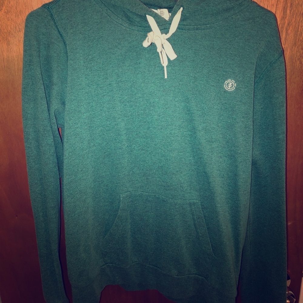 Element Skateboarding Green Pullover